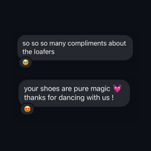 Load image into Gallery viewer, whispers of loafers feedback