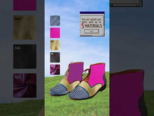 Load and play video in Gallery viewer, Custom Rainbow Boots Mockup